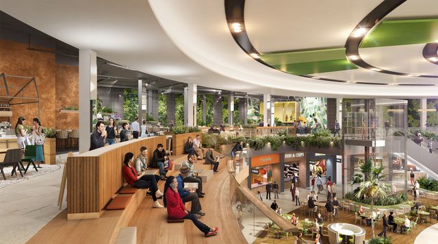 Food Court Centro Oberhausen, Visualisierung: Saguez & Partners / URW