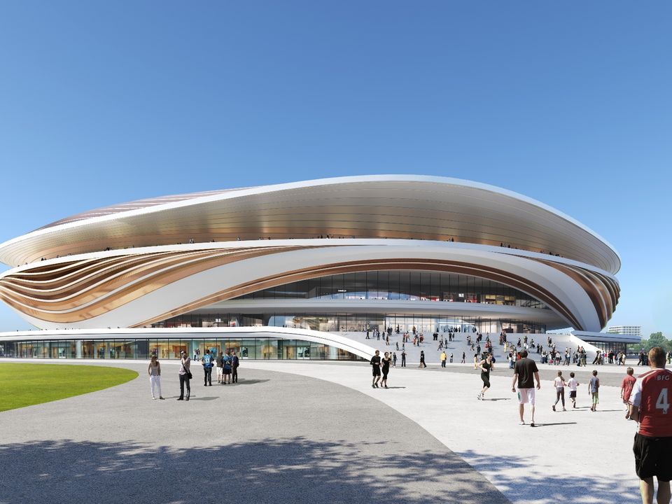 Jinan Huanghe Sports Center, Soccer Arena, China