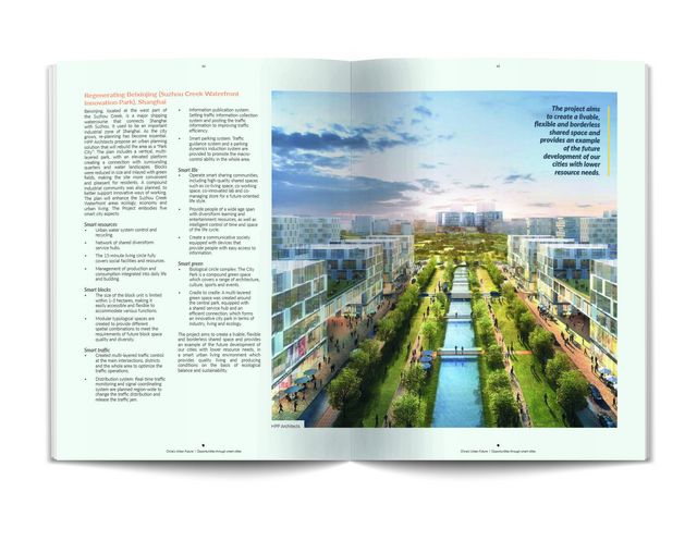 Pages 44/45 from Smart City China Report: Beixinjing Suzhou Greek Waterfront Innovation Park Community