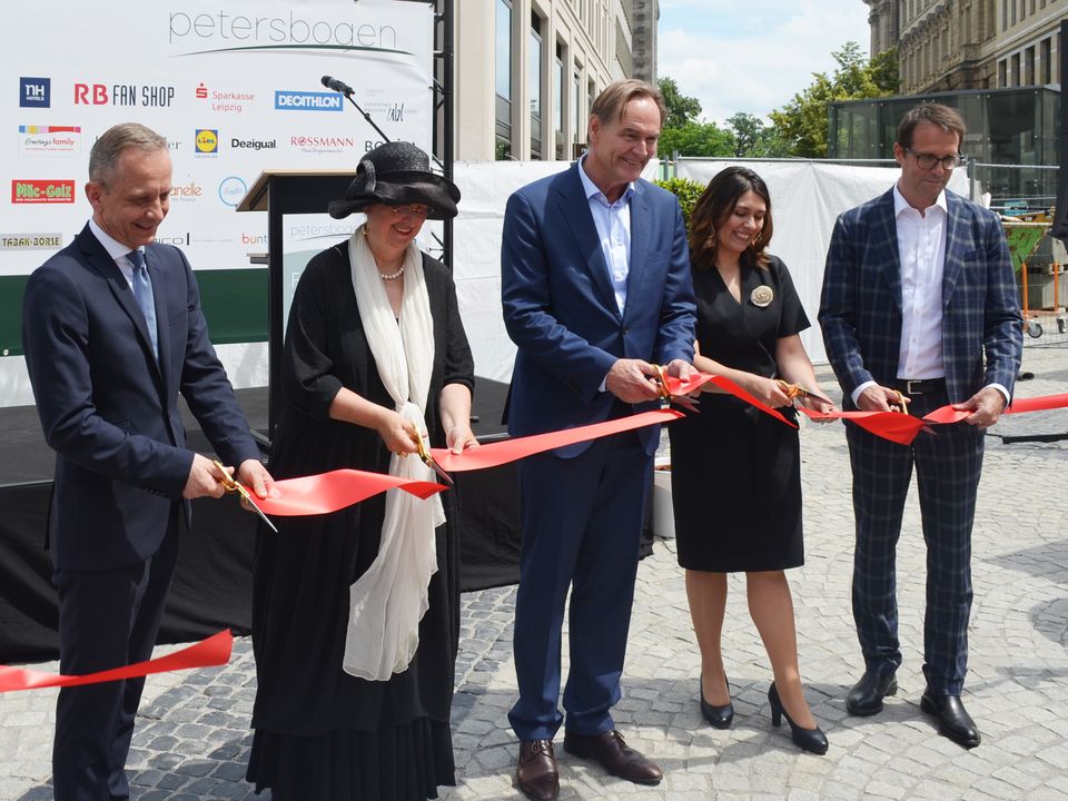 Eröffnung Erweiterung Petersbogen Leipzig 